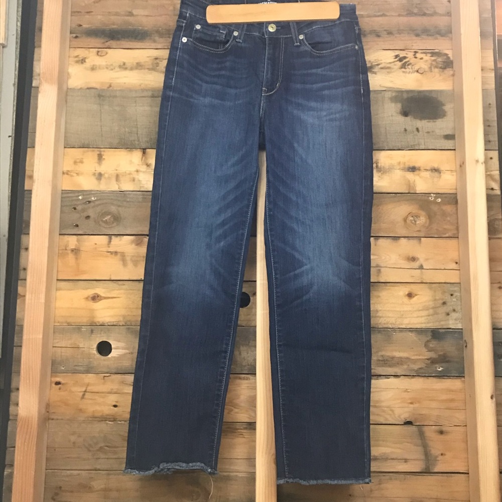 Levi Strauss High-Rise Ankle Straight size 8